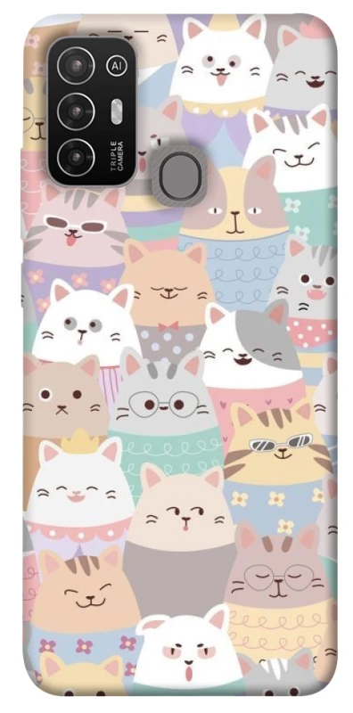 Чехол на ZTE Blade A52 Funny Kittens ver.2 фото 1 из 1