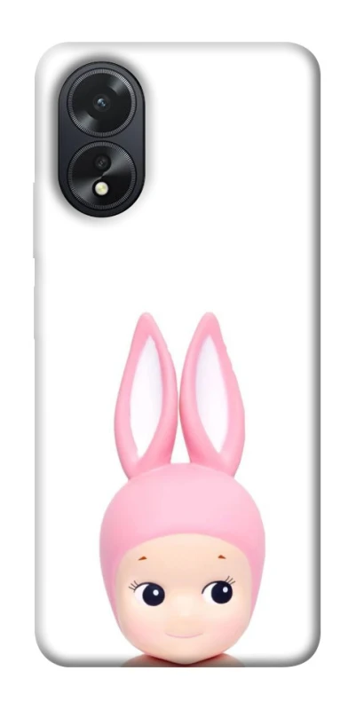 Чохол на Oppo A18 Minimal Bunny Peek фото 1 з 1