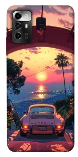 Чехол на ZTE Blade A72 Porsche at sunset фото 1 из 1