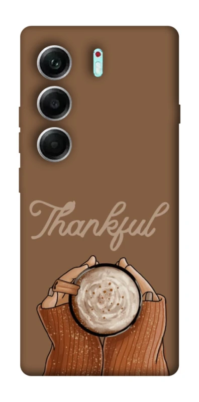 Чехол на Tecno Camon 40 Pro Thankful coffee фото 1 из 1