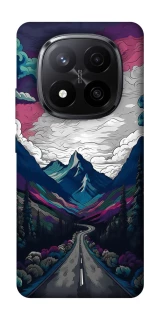Чехол на Xiaomi Redmi Note 14 Pro+ 5G Нарисованные горы фото 1 из 1