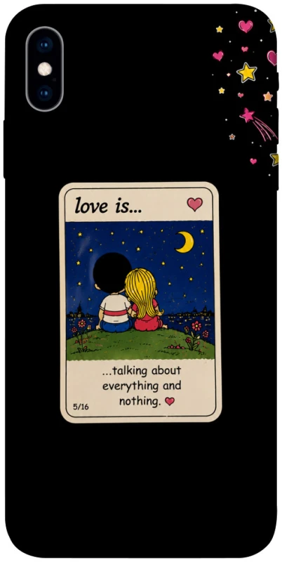 Чехол на Apple iPhone X (5.8") Love is ver.6 фото 1 из 1