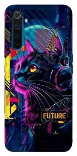 Чохол на Realme 6 Pro Cyber Cat v2 фото 1 з 1