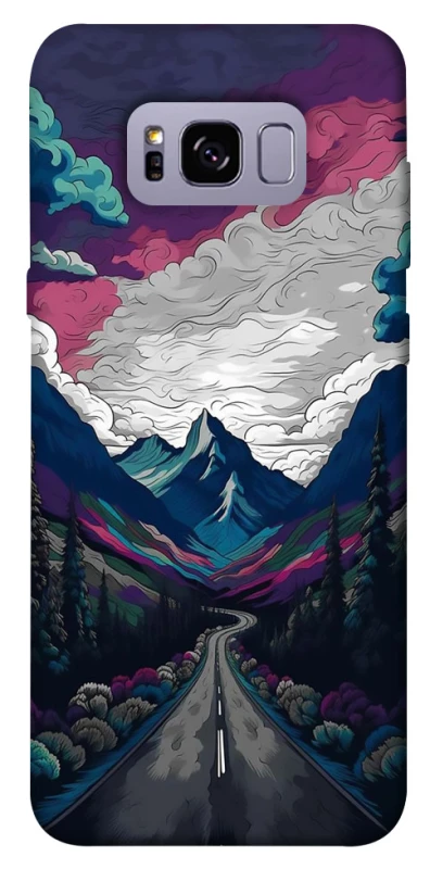 Чехол на Samsung G955 Galaxy S8 Plus Нарисованные горы фото 1 из 1