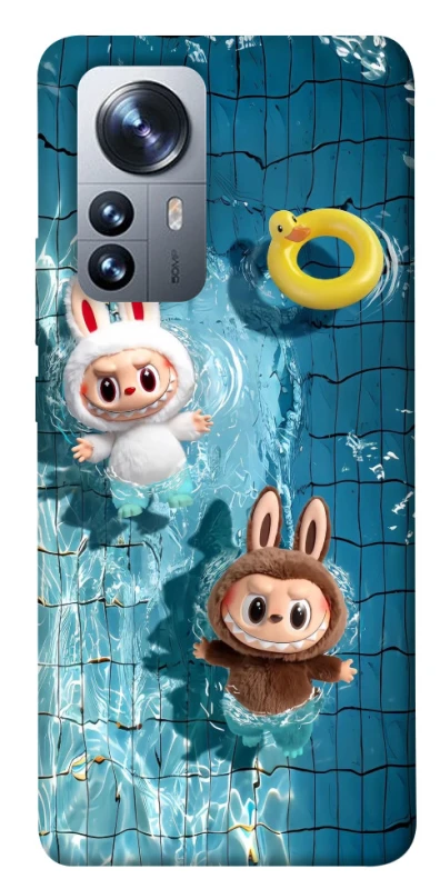 Чохол на Xiaomi 12 / 12X Labubu in the pool фото 1 з 1