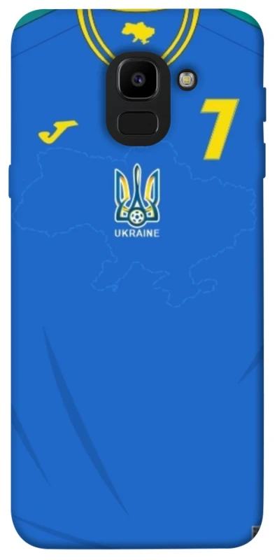 Чехол на Samsung J600F Galaxy J6 (2018) UA-Football ver.4 фото 1 из 1
