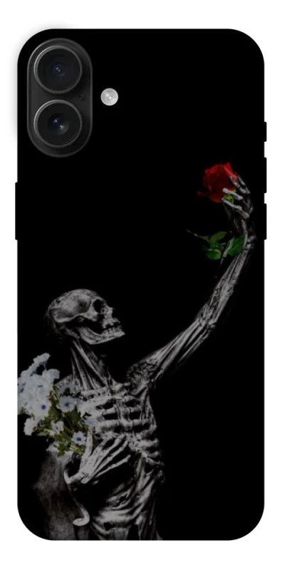 Чохол на Apple iPhone 16 Plus Skeleton vs Rose фото 1 з 1