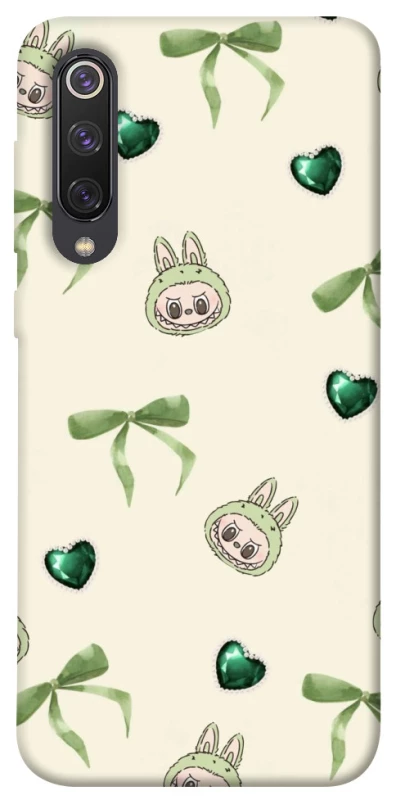 Чохол на Xiaomi Mi 9 SE Labubu Green Heart фото 1 з 1