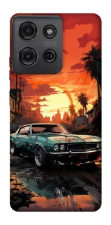 Чехол на Motorola Moto G75 Car at sunset фото 1 из 1