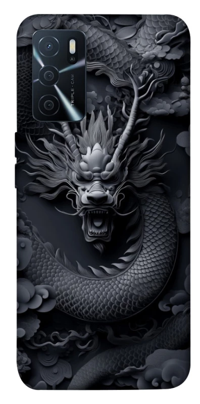Чехол на Oppo A16s / A16 black dragon фото 1 из 1