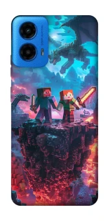 Чохол на Motorola Moto G45 Minecraft v3 фото 1 з 1