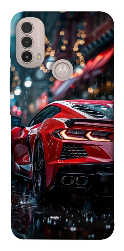 Чохол на Motorola Moto E40 Red sports car фото 1 з 1