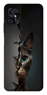 Чехол на ZTE Blade V2020 Smart Кот-подглядыватель v2 фото 1 из 1