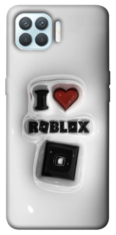 Чохол на Oppo F17 Pro I love Roblox фото 1 з 1