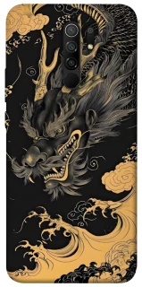 Чохол на Xiaomi Redmi 9 gold dragon фото 1 з 1