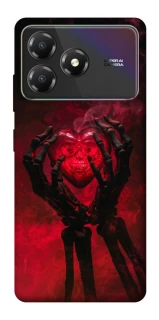 Чехол на ZTE Blade A36 Heart in the hands of a skeleton фото 1 из 1