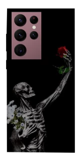 Чехол на Samsung Galaxy S22 Ultra Skeleton vs Rose фото 1 из 1