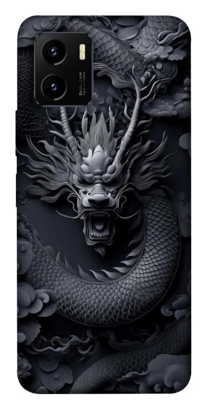 Чехол на Vivo Y15s black dragon фото 1 из 1