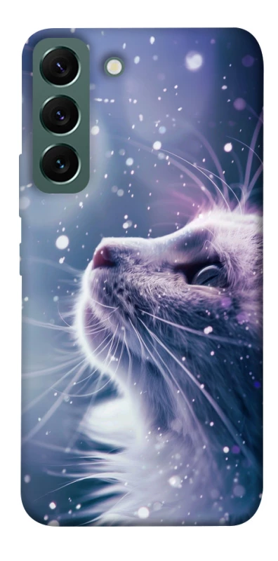Чехол на Samsung Galaxy S22 Snow cat фото 1 из 1