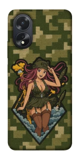Чохол на Oppo A38 Military Waifu фото 1 з 1