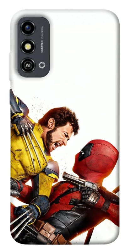 Чехол на ZTE Blade A53 Deadpool and Wolverine фото 1 из 1