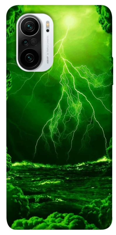 Чехол на Xiaomi Redmi K40 / K40 Pro / K40 Pro+ / Poco F3 Молния v2 фото 1 из 1