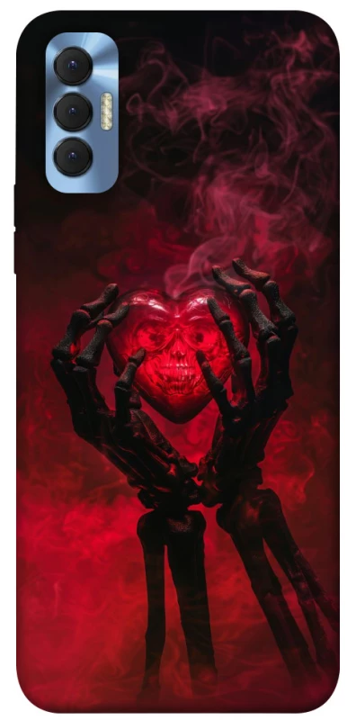 Чохол на TECNO Spark 8P Heart in the hands of a skeleton фото 1 з 1