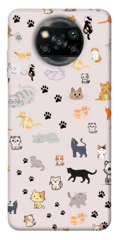 Чохол на Xiaomi Poco X3 NFC / Poco X3 Pro Cat style ver.1 фото 1 з 1