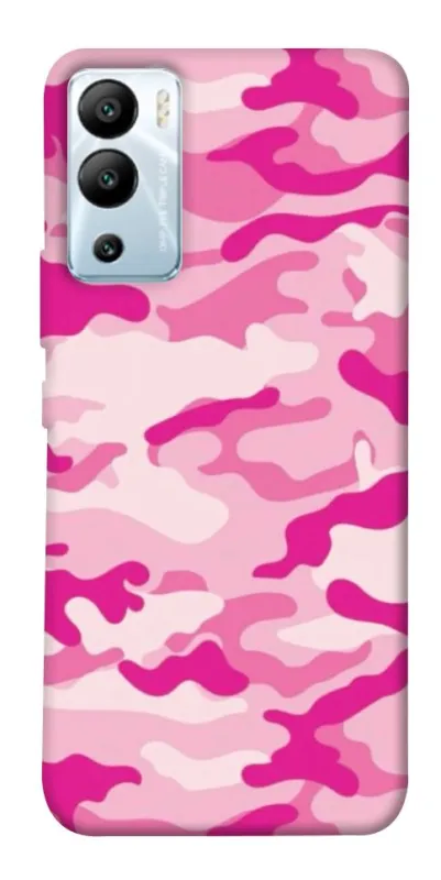 Чехол на Infinix Hot 12i camouflage pink фото 1 из 1