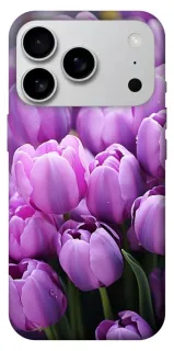 Чохол на Apple iPhone 18 Pro Max Фіолетові тюльпани фото 1 з 2