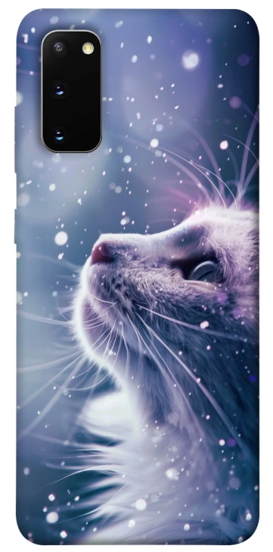 Чехол на Samsung Galaxy S20 Snow cat фото 1 из 1