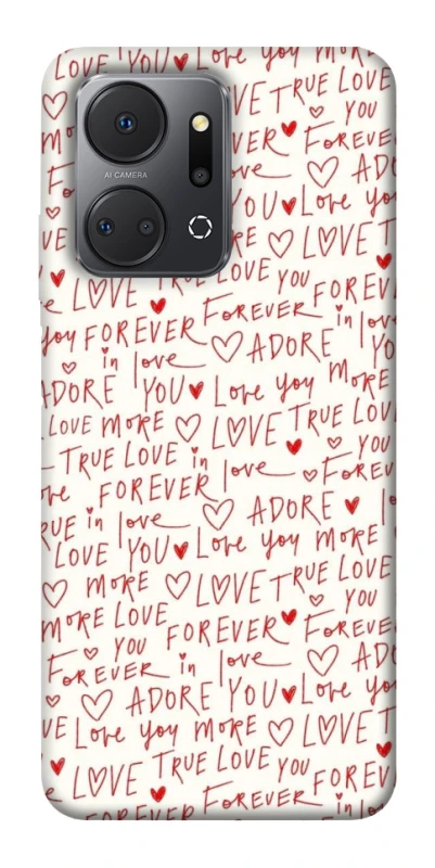 Чохол на Huawei Honor X7a Love aesthetic ver.4 фото 1 з 1