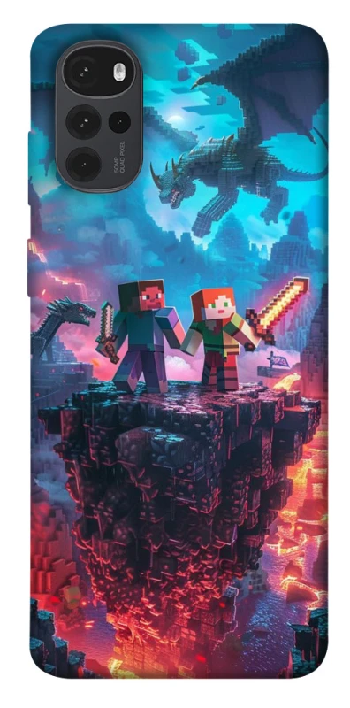 Чохол на Motorola Moto G22 Minecraft v3 фото 1 з 1