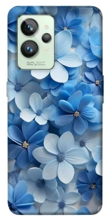 Чохол на Realme GT2 Сині квіти фото 1 з 1