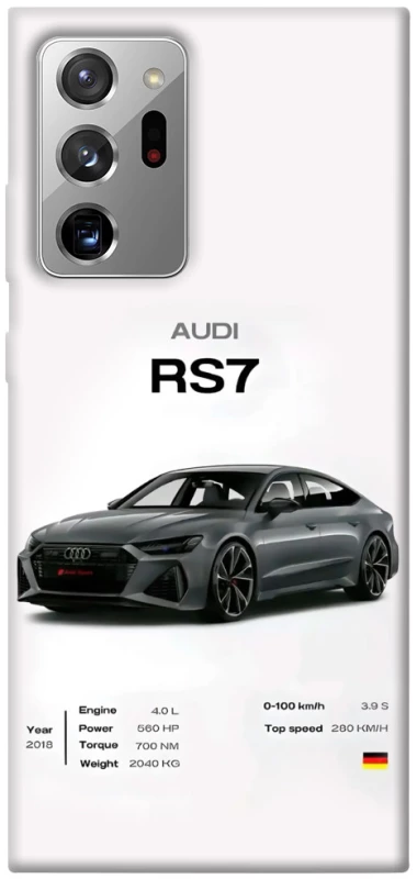 Чехол на Samsung Galaxy Note 20 Ultra Audi RS7 фото 1 из 1