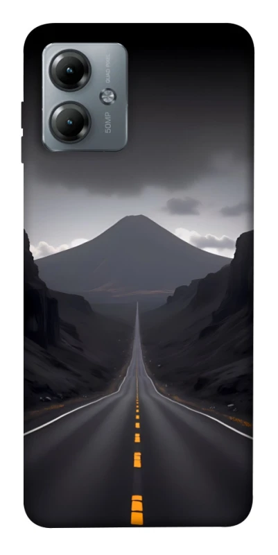 Чехол на Motorola Moto G14 Black mountains фото 1 из 1