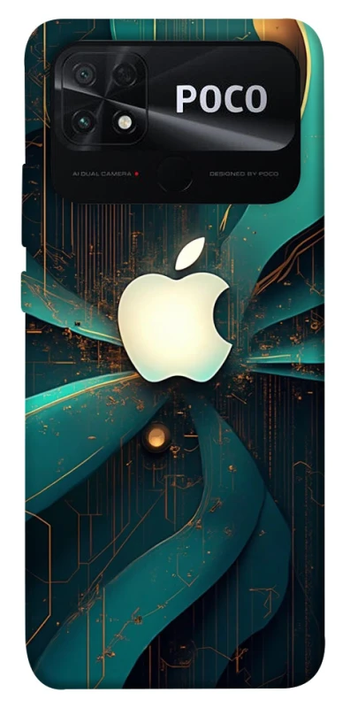 Чохол на Xiaomi Poco C40 Apple logo ver.4 фото 1 з 1