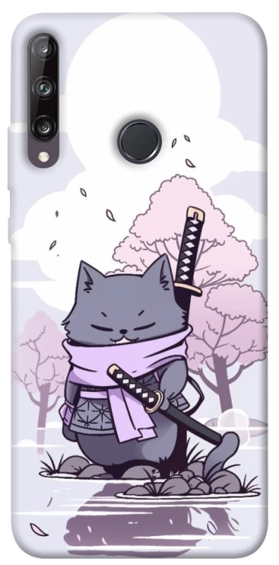 Чохол на Huawei P40 Lite E Samurai cat фото 1 з 1