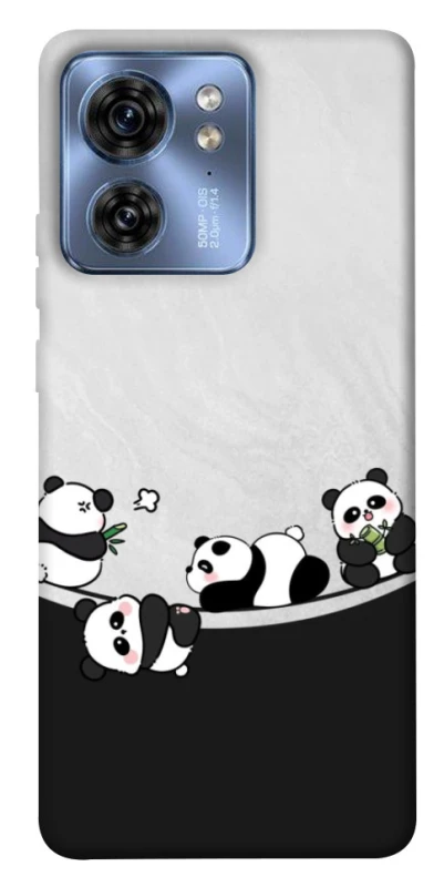 Чехол на Motorola Edge 40 Four pandas фото 1 из 1