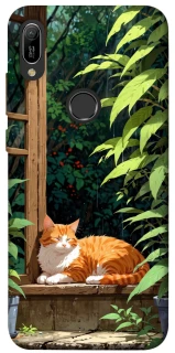 Чехол на Huawei Y6 (2019) red cat фото 1 из 1