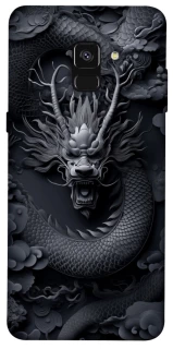 Чехол на Samsung A530 Galaxy A8 (2018) black dragon фото 1 из 1