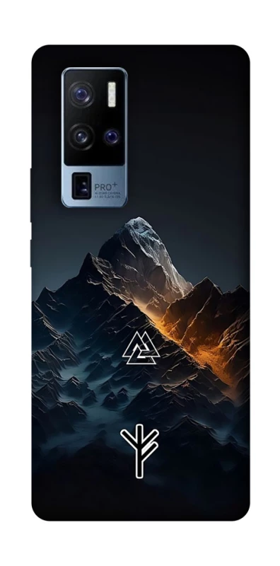 Чехол на Vivo X50 Pro+ Руны в горах фото 1 из 1