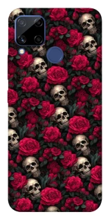 Чохол на Realme C15 Черепа та рози фото 1 з 1