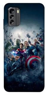 Чехол на Nokia G60 Marvel heroes фото 1 из 1