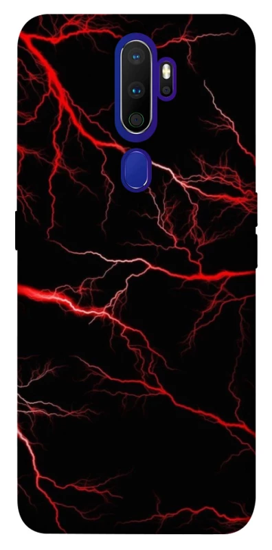 Чехол на Oppo A5 (2020) / Oppo A9 (2020) Красная молния фото 1 из 1