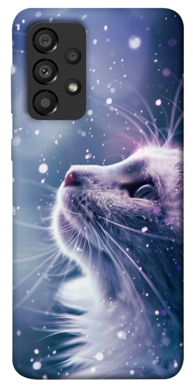 Чехол на Samsung Galaxy A33 5G Snow cat фото 1 из 1