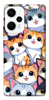 Чехол на Xiaomi Poco F5 / Note 12 Turbo Cute Cat v2 фото 1 из 1