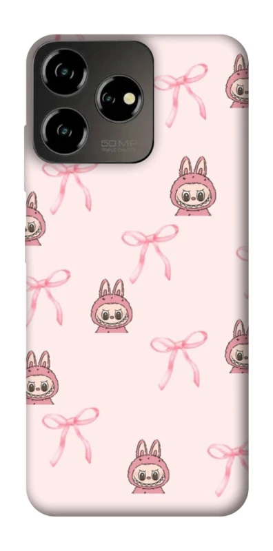Чохол на ZTE Blade V50 Design 4G Pink bows and Labubus фото 1 з 1