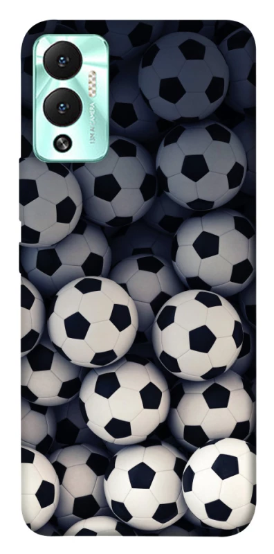 Чехол на Infinix Hot 12 Play Футбольные мячи фото 1 из 1