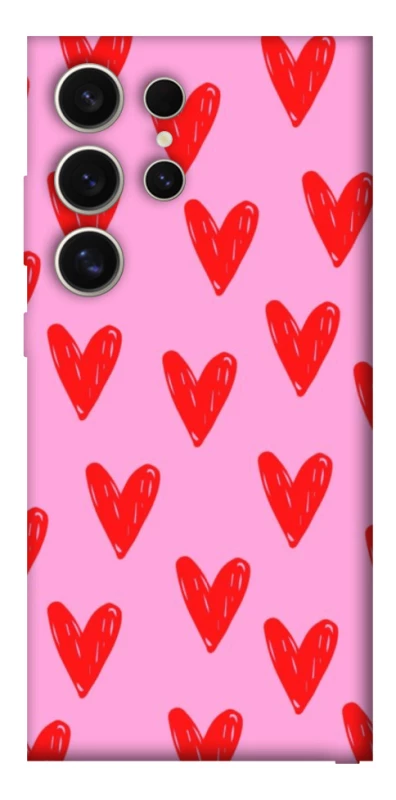 Чохол на Samsung Galaxy S25 Ultra Red hearts 2 фото 1 з 1